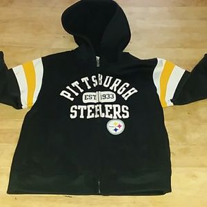 Steelers boys zip up